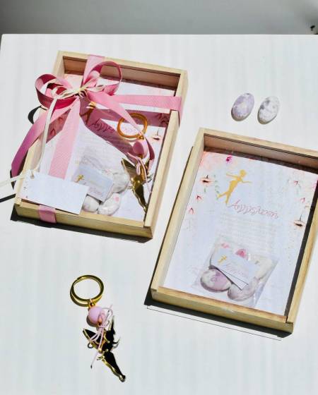 Μπομπονιέρα βάπτισης με θέμα τη νεράιδα