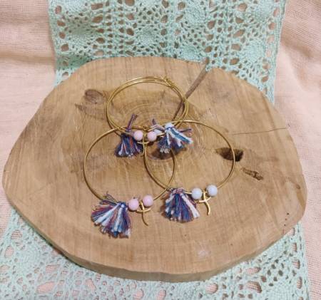 Μαρτυρικό βραχιόλι με χρυσό σταυρουδάκι και boxo κορδόνι Κ 73