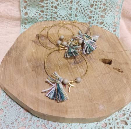 Μαρτυρικό βραχιόλι με χρυσό σταυρουδάκι και boxo κορδόνι Κ 74