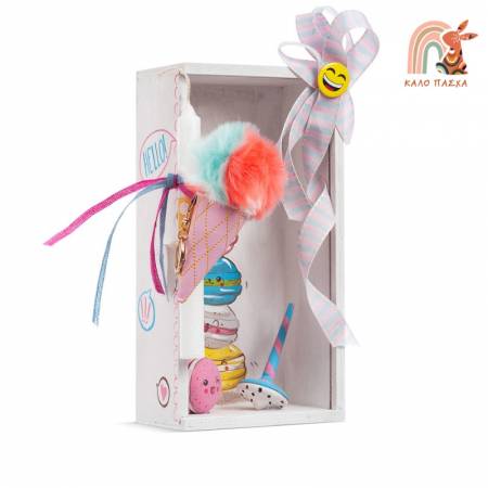 Λαμπάδα πασχαλινή macaron