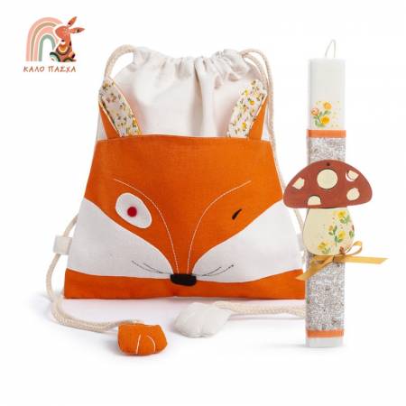 Λαμπάδα πασχαλινή αλεπού