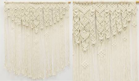 Μακραμέ κουρτίνα