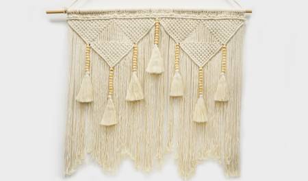 Κουρτίνα μακραμέ