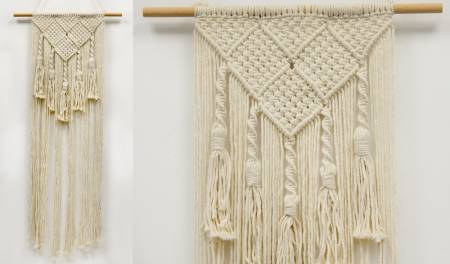 Κουρτίνα μακραμέ