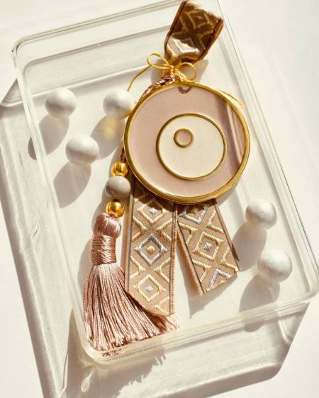 Μπομπονιέρα σε plexiglas κουτάκι